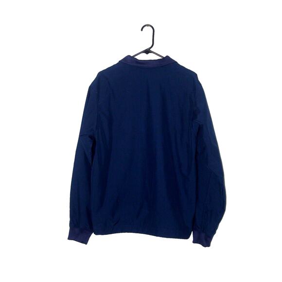 Nike Men's Full Zip Jacket Mesh Lining Navy Blue Size M - Athletic Windbreaker - Picture 5 of 5